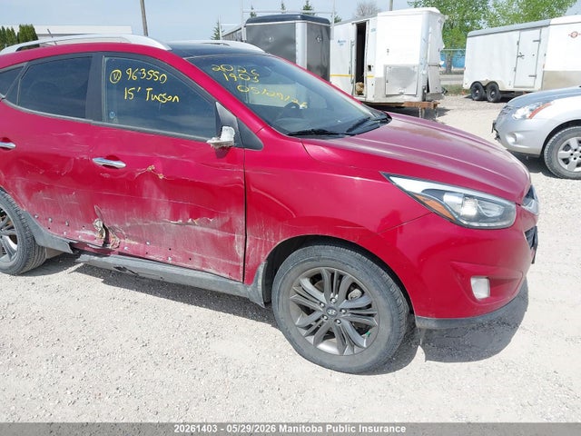 20261403 :رقم المزاد ، KM8JUCAG0FU963550 vin ، 2015 Hyundai Tucson Gls مزاد بيع