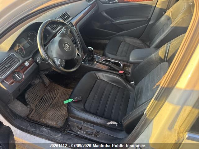 Продаж на аукціоні авто 2013 Volkswagen Passat 2.0 Tdi, vin: 1VWCN7A32DC099311, номер лоту: 20261412