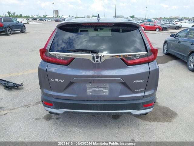 20261415 :رقم المزاد ، 2HKRW2H45NH200309 vin ، 2022 Honda Cr-v Sport مزاد بيع