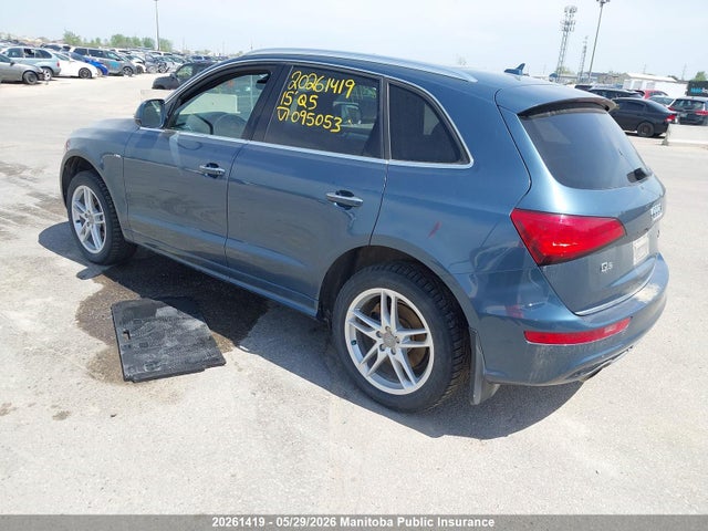 2015 Audi Q5 V6 Tdi მანქანა იყიდება აუქციონზე, vin: WA1MMCFP9FA095053, აუქციონის ნომერი: 20261419