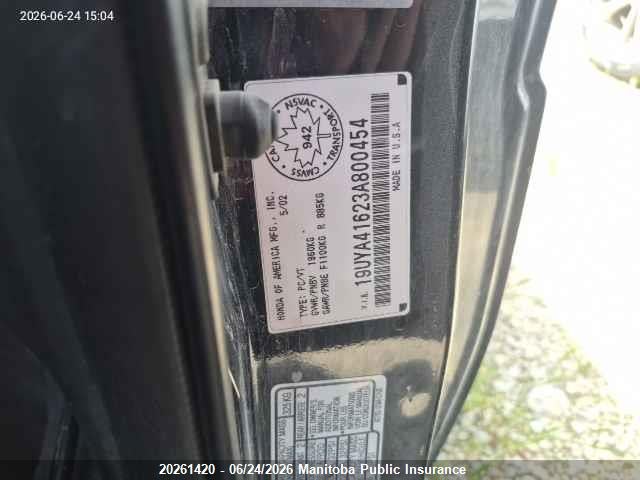 20261420 :رقم المزاد ، 19UYA41623A800454 vin ، 2003 Acura 3.2 Cl Type S مزاد بيع