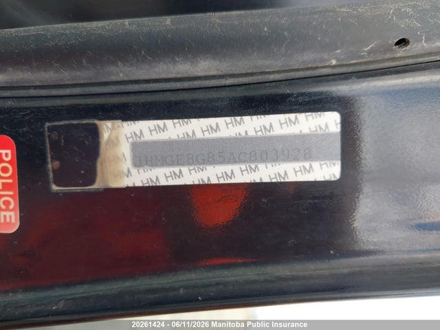 20261424 :رقم المزاد ، JHMGE8G85AC803928 vin ، 2010 Honda Fit Sport مزاد بيع