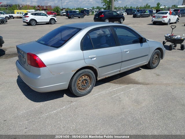 Продажа на аукционе авто 2002 Honda Civic Dx, vin: 2HGES16402H905693, номер лота: 20261450