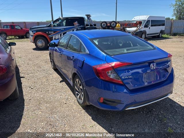 20261468 :رقم المزاد ، 2HGFC2F72KH014001 vin ، 2019 Honda Civic Ex مزاد بيع