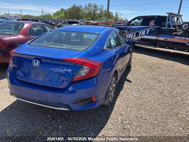 20261468 :رقم المزاد ، 2HGFC2F72KH014001 vin ، 2019 Honda Civic Ex مزاد بيع