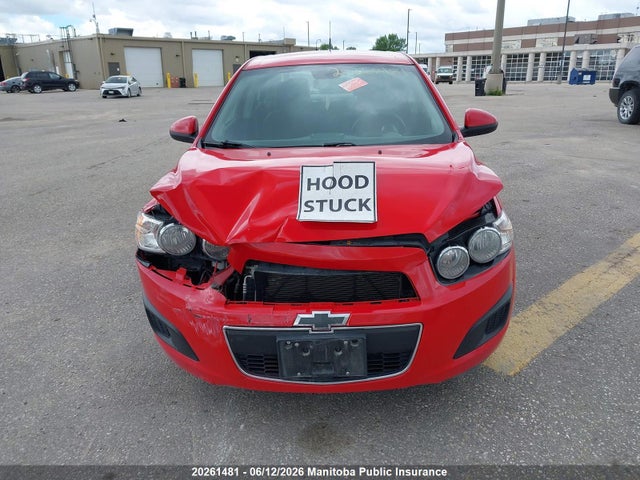 Продаж на аукціоні авто 2012 Chevrolet Sonic Lt, vin: 1G1JC5EH0C4120958, номер лоту: 20261481