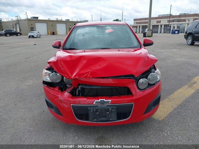 Продаж на аукціоні авто 2012 Chevrolet Sonic Lt, vin: 1G1JC5EH0C4120958, номер лоту: 20261481