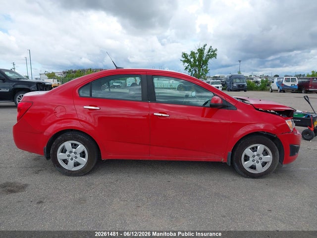 Продаж на аукціоні авто 2012 Chevrolet Sonic Lt, vin: 1G1JC5EH0C4120958, номер лоту: 20261481