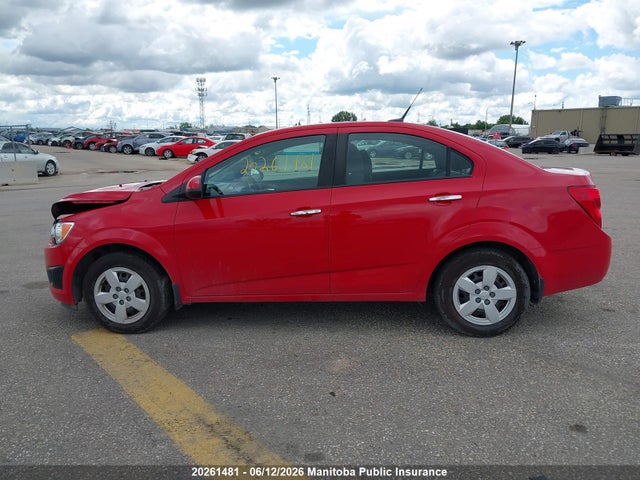 Продаж на аукціоні авто 2012 Chevrolet Sonic Lt, vin: 1G1JC5EH0C4120958, номер лоту: 20261481