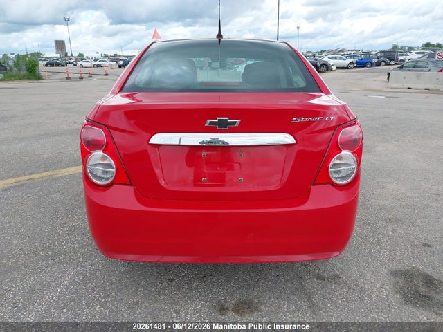 Продаж на аукціоні авто 2012 Chevrolet Sonic Lt, vin: 1G1JC5EH0C4120958, номер лоту: 20261481