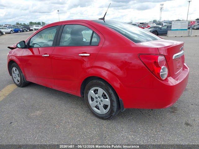 Продаж на аукціоні авто 2012 Chevrolet Sonic Lt, vin: 1G1JC5EH0C4120958, номер лоту: 20261481