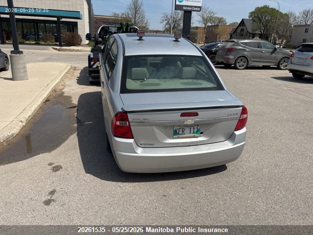 20261535 :رقم المزاد ، 1G1ZT54804F105628 vin ، 2004 Chevrolet Malibu Ls V6 مزاد بيع