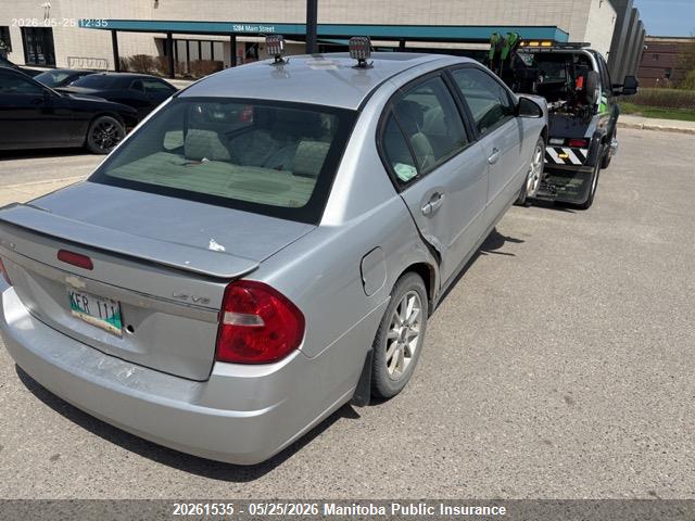 20261535 :رقم المزاد ، 1G1ZT54804F105628 vin ، 2004 Chevrolet Malibu Ls V6 مزاد بيع