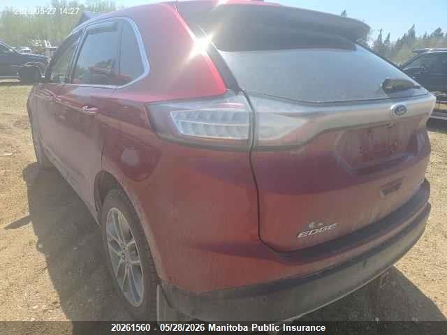Aukcja sprzedaży 2015 Ford Edge Titanium, vin: 2FMPK4K81FBB86413, numer aukcji: 20261560