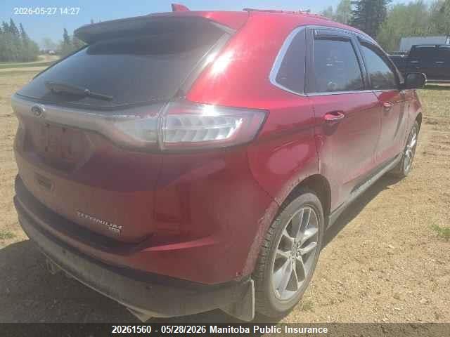 Aukcja sprzedaży 2015 Ford Edge Titanium, vin: 2FMPK4K81FBB86413, numer aukcji: 20261560