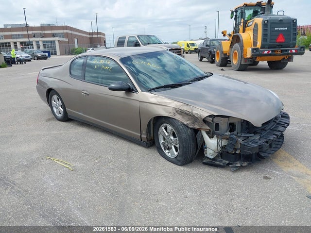2007 Chevrolet Monte Carlo Ls მანქანა იყიდება აუქციონზე, vin: 2G1WJ15N479278894, აუქციონის ნომერი: 20261563