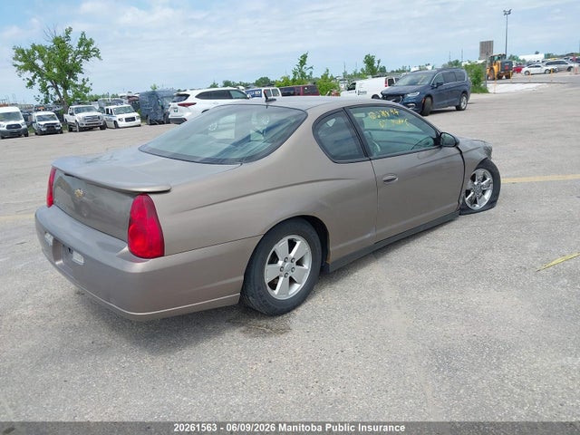 2007 Chevrolet Monte Carlo Ls მანქანა იყიდება აუქციონზე, vin: 2G1WJ15N479278894, აუქციონის ნომერი: 20261563