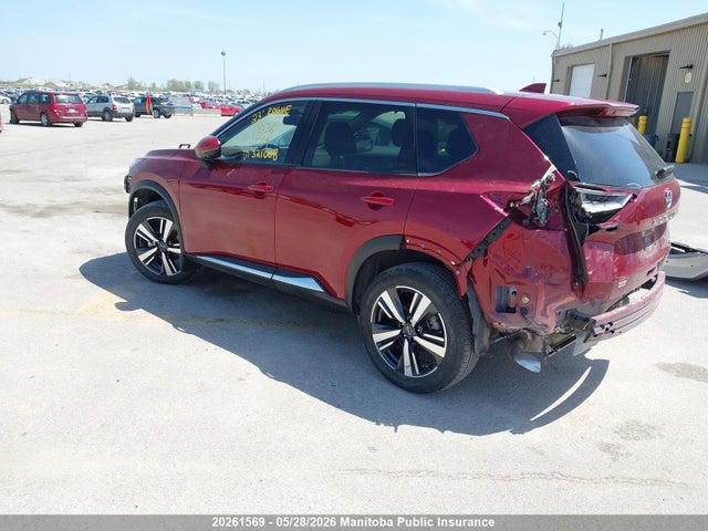 2023 Nissan Rogue Platinum მანქანა იყიდება აუქციონზე, vin: JN8BT3DD5PW321008, აუქციონის ნომერი: 20261569