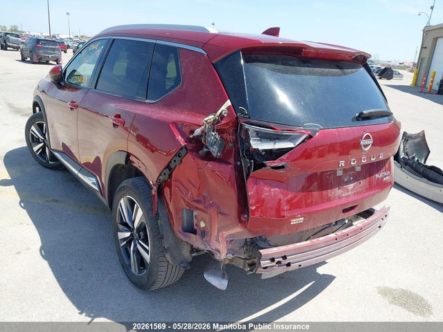 2023 Nissan Rogue Platinum მანქანა იყიდება აუქციონზე, vin: JN8BT3DD5PW321008, აუქციონის ნომერი: 20261569