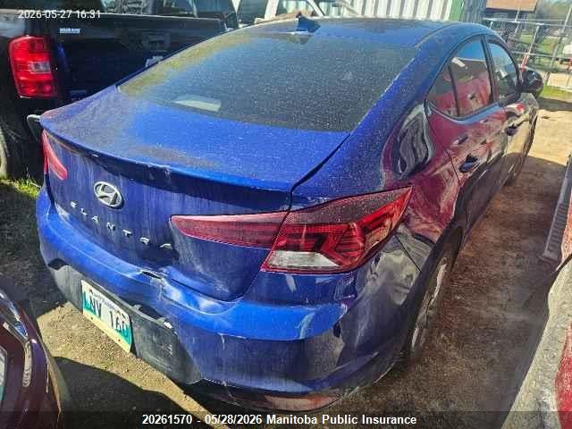2019 Hyundai Elantra Preferred Preferred მანქანა იყიდება აუქციონზე, vin: KMHD84LF8KU776403, აუქციონის ნომერი: 20261570