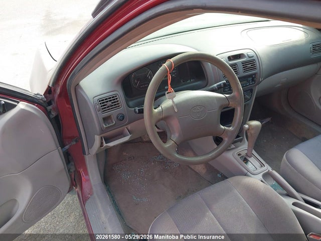 Продаж на аукціоні авто 2000 Toyota Corolla Ve, vin: 2T1BR12E3YC809037, номер лоту: 20261580