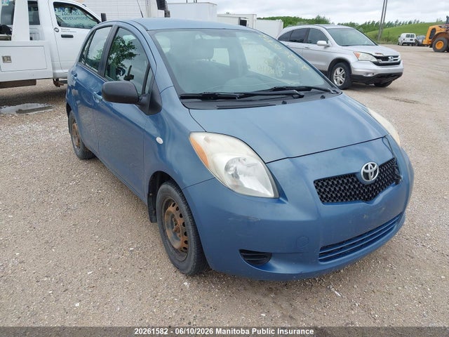 2007 Toyota Yaris Le მანქანა იყიდება აუქციონზე, vin: JTDKT923X75081761, აუქციონის ნომერი: 20261582