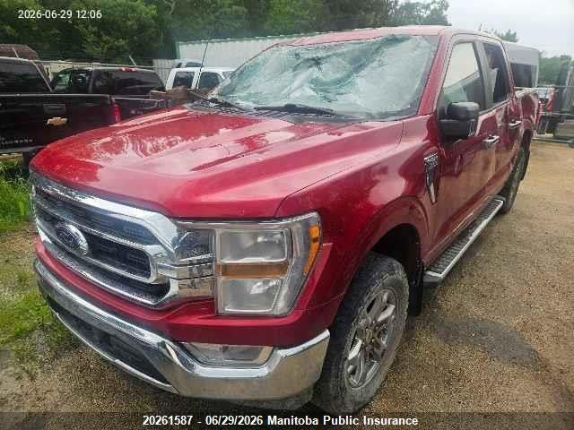 Ford F150 Xlt Supercrew 2022 1FTEW1EB3NKD46625 Image 2