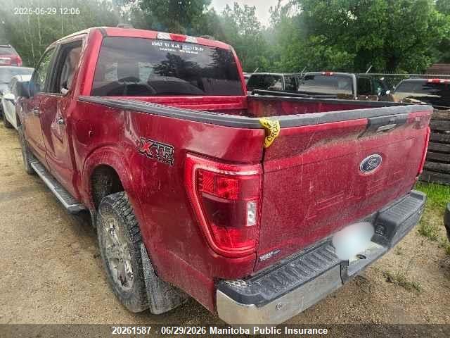 Ford F150 Xlt Supercrew 2022 1FTEW1EB3NKD46625 Image 3
