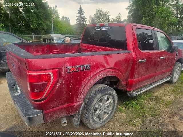 Ford F150 Xlt Supercrew 2022 1FTEW1EB3NKD46625 Image 4