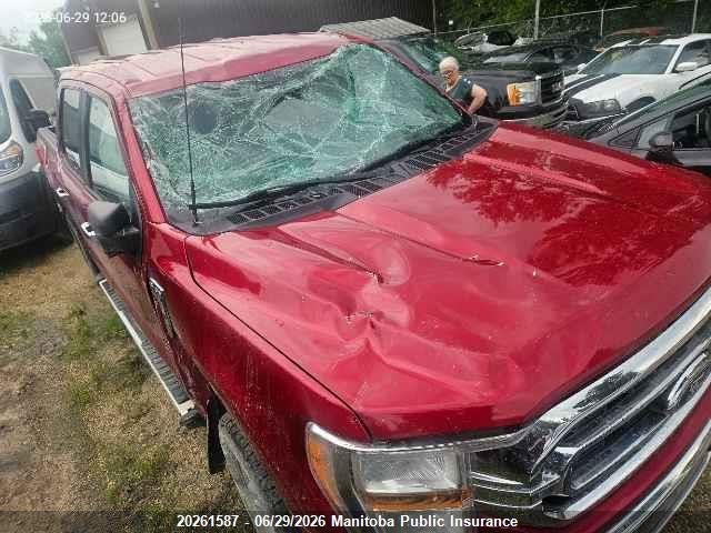 Ford F150 Xlt Supercrew 2022 1FTEW1EB3NKD46625 Image 6