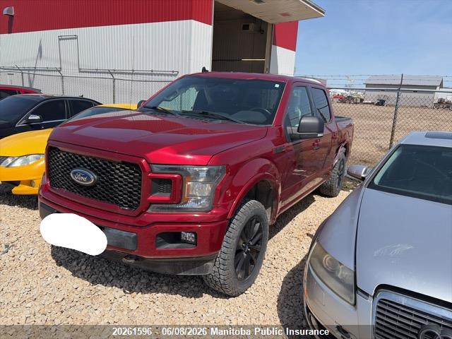 Ford F150 Xlt Supercrew 2018 1FTEW1E56JFC35208 Image 2