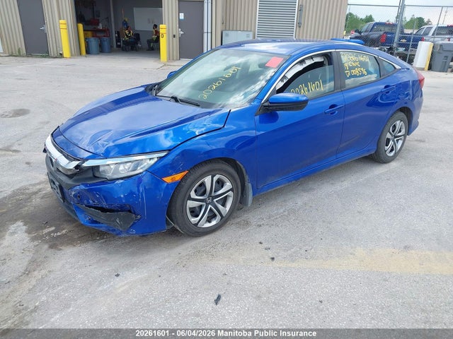 Honda Civic Lx 2018 2HGFC2F50JH008596 Image 2
