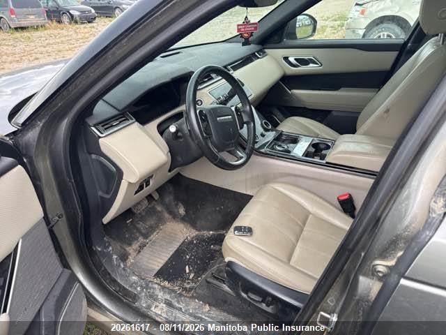 2019 Land Rover Range Rover Velar S მანქანა იყიდება აუქციონზე, vin: SALYB2FX3KA205234, აუქციონის ნომერი: 20261617