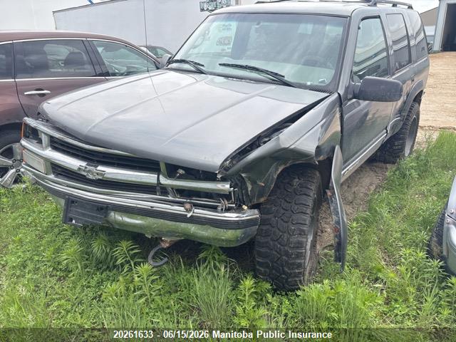 1999 Chevrolet 3500 მანქანა იყიდება აუქციონზე, vin: 1GNEK13R0XJ493142, აუქციონის ნომერი: 20261633