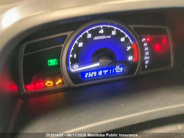 20261635 :رقم المزاد ، 2HGFA16039H020953 vin ، 2009 Honda Civic Ex-l مزاد بيع