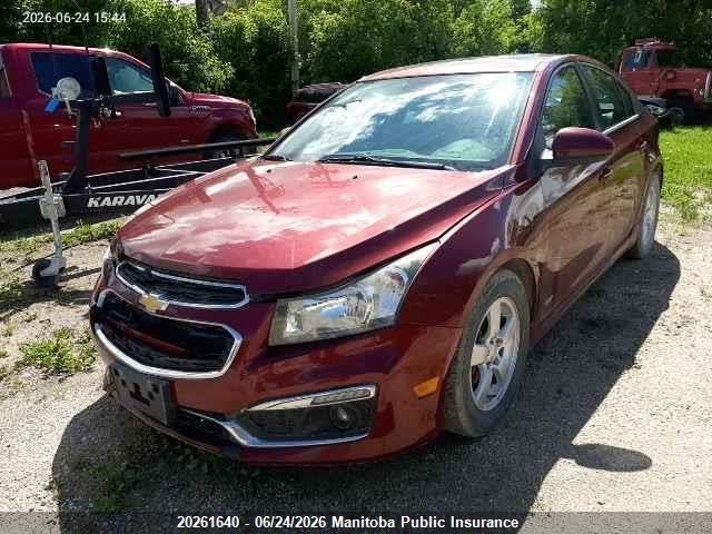 Aukcja sprzedaży 2015 Chevrolet Cruze Lt Turbo, vin: 1G1PC5SB6F7208250, numer aukcji: 20261640