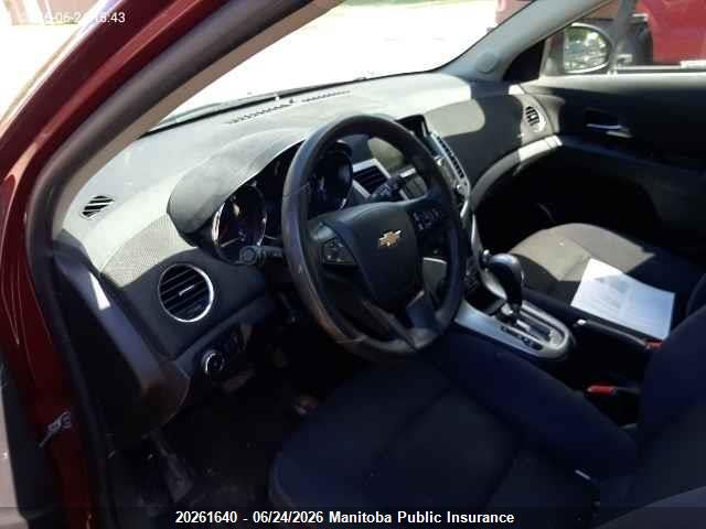 Aukcja sprzedaży 2015 Chevrolet Cruze Lt Turbo, vin: 1G1PC5SB6F7208250, numer aukcji: 20261640