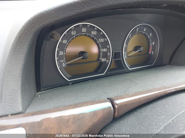 2007 Bmw 750li მანქანა იყიდება აუქციონზე, vin: WBAHN83557DT77014, აუქციონის ნომერი: 20261642