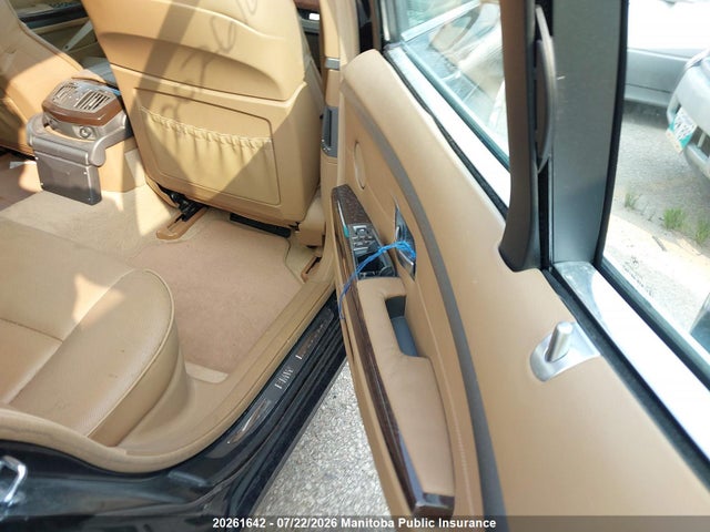 2007 Bmw 750li მანქანა იყიდება აუქციონზე, vin: WBAHN83557DT77014, აუქციონის ნომერი: 20261642