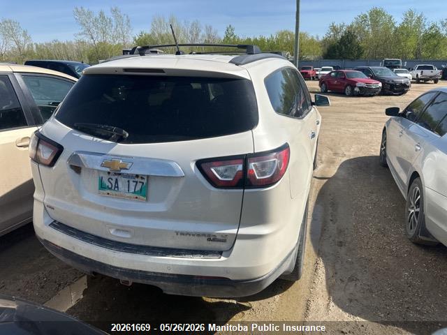 20261669 :رقم المزاد ، 1GNKVGKD8DJ106044 vin ، 2013 Chevrolet Traverse Lt مزاد بيع