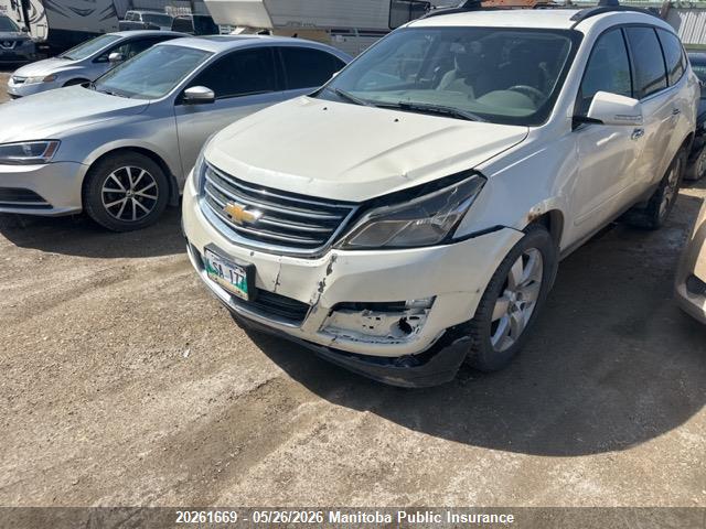 20261669 :رقم المزاد ، 1GNKVGKD8DJ106044 vin ، 2013 Chevrolet Traverse Lt مزاد بيع