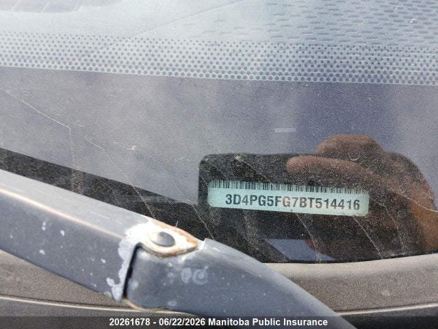 20261678 :رقم المزاد ، 3D4PG5FG7BT514416 vin ، 2011 Dodge Journey Sxt مزاد بيع
