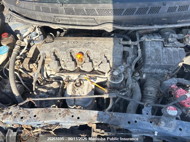 2010 Honda Civic Dx მანქანა იყიდება აუქციონზე, vin: 2HGFG1B63AH006418, აუქციონის ნომერი: 20261695