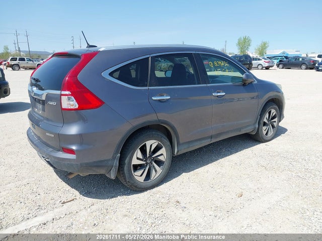 20261711 :رقم المزاد ، 5J6RM4H96GL809236 vin ، 2016 Honda Cr-v Touring مزاد بيع