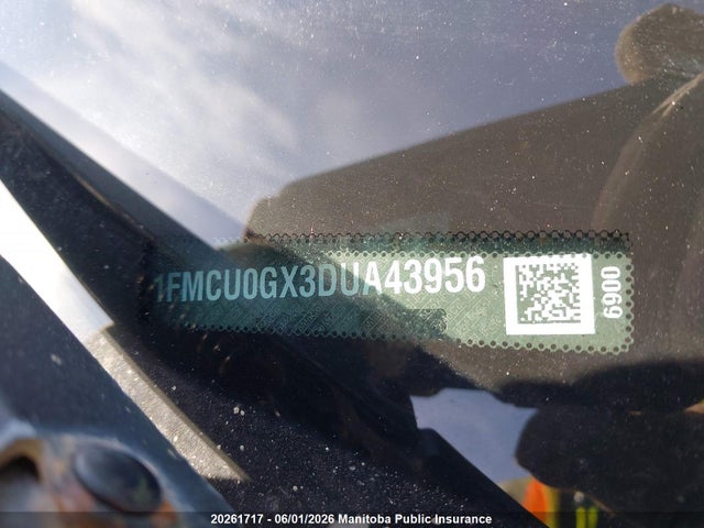 Aukcja sprzedaży 2013 Ford Escape Se, vin: 1FMCU0GX3DUA43956, numer aukcji: 20261717
