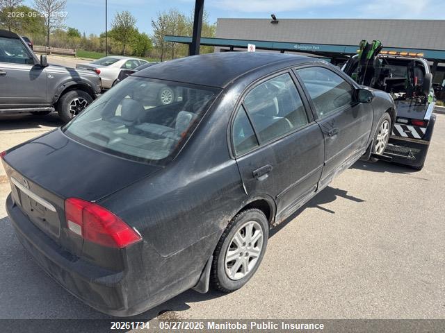 Продаж на аукціоні авто 2003 Honda Civic Lx, vin: 2HGES16673H947197, номер лоту: 20261734