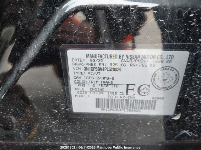 Nissan KICKS S 2023 3N1CP5BV4PL520829 Image 9