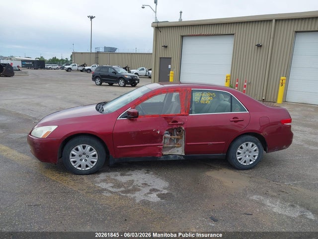 Aukcja sprzedaży 2004 Honda Accord Lx, vin: 1HGCM56464A810291, numer aukcji: 20261845
