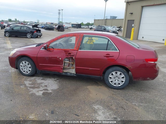Aukcja sprzedaży 2004 Honda Accord Lx, vin: 1HGCM56464A810291, numer aukcji: 20261845