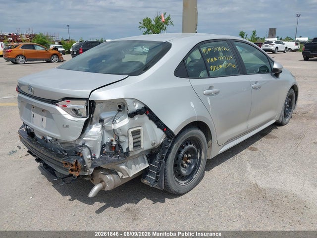 2020 Toyota Corolla Le მანქანა იყიდება აუქციონზე, vin: 5YFBPRBE6LP007224, აუქციონის ნომერი: 20261846